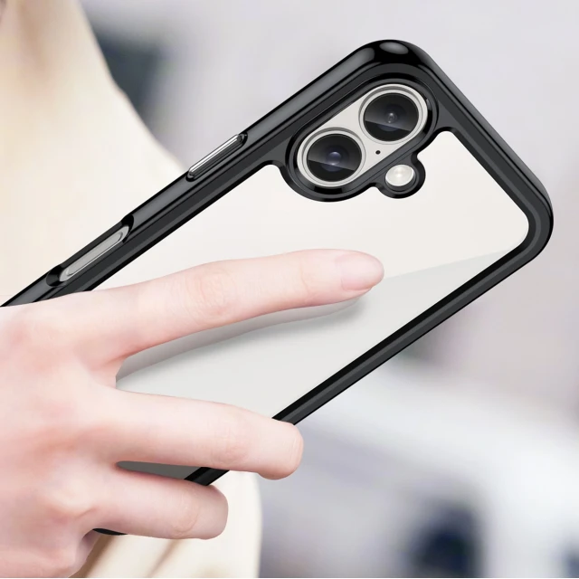 Чехол Hurtel Outer Space Case для iPhone 16 Plus Черный (Outer Space Case iPhone 16 Plus black)