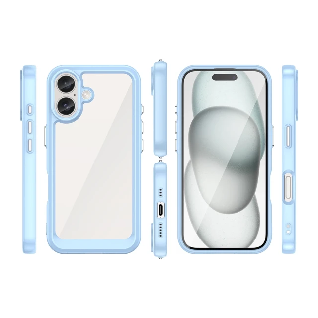 Чохол Hurtel Outer Space Case для iPhone 16 Blue (Outer Space Case iPhone 16 blue)