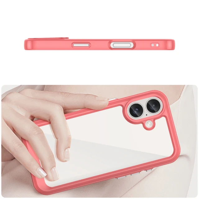 Чохол Hurtel Outer Space Case для iPhone 16 Red (Outer Space Case iPhone 16 red)