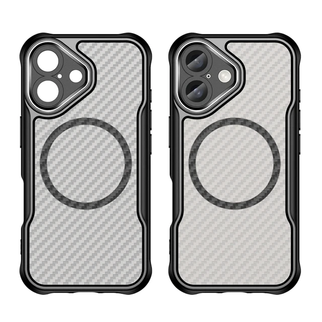 Чохол Hurtel Leading Series для iPhone 16 Plus Чорний with MagSafe (Leading series MagSafe Iphone 16 Plus black)
