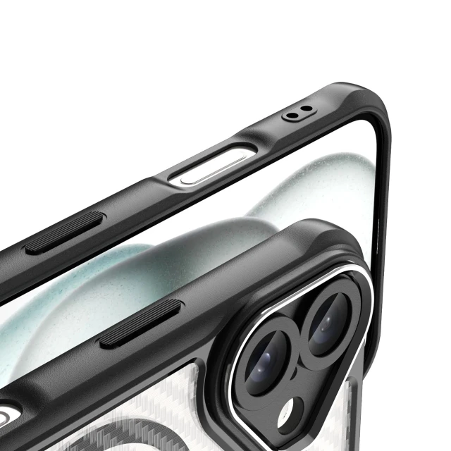 Чохол Hurtel Leading Series для iPhone 16 Plus Чорний with MagSafe (Leading series MagSafe Iphone 16 Plus black)
