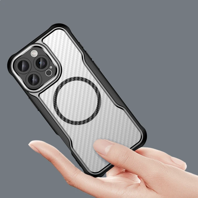 Чохол Hurtel Leading Series для iPhone 16 Pro Black with MagSafe (Leading series MagSafe Iphone 16 Pro black)