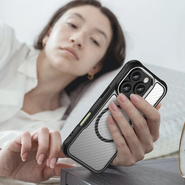 Чохол Hurtel Leading Series для iPhone 16 Pro Black with MagSafe (Leading series MagSafe Iphone 16 Pro black)