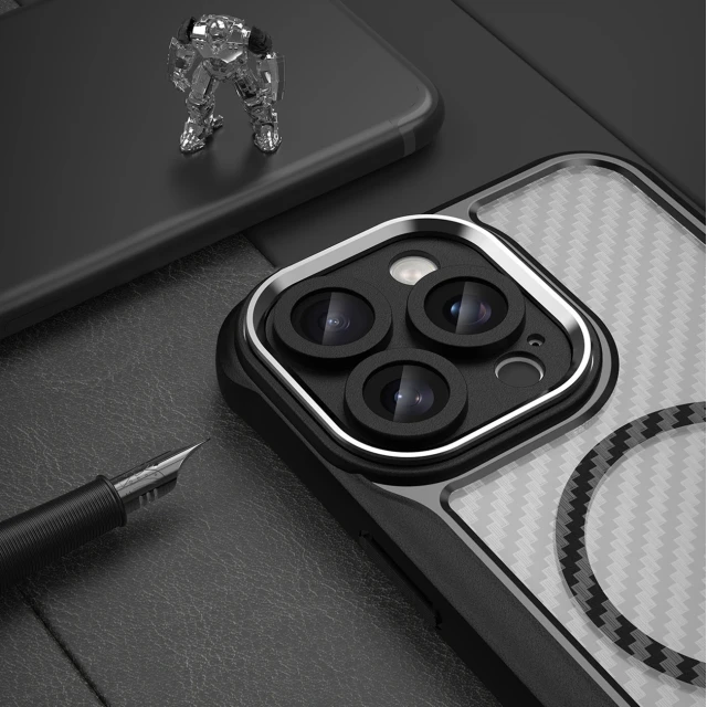 Чохол Hurtel Leading Series для iPhone 16 Pro Black with MagSafe (Leading series MagSafe Iphone 16 Pro black)