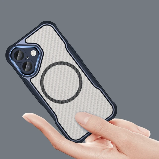 Чохол Hurtel Leading Series для iPhone 16 Синій with MagSafe (Leading series MagSafe Iphone 16 blue)