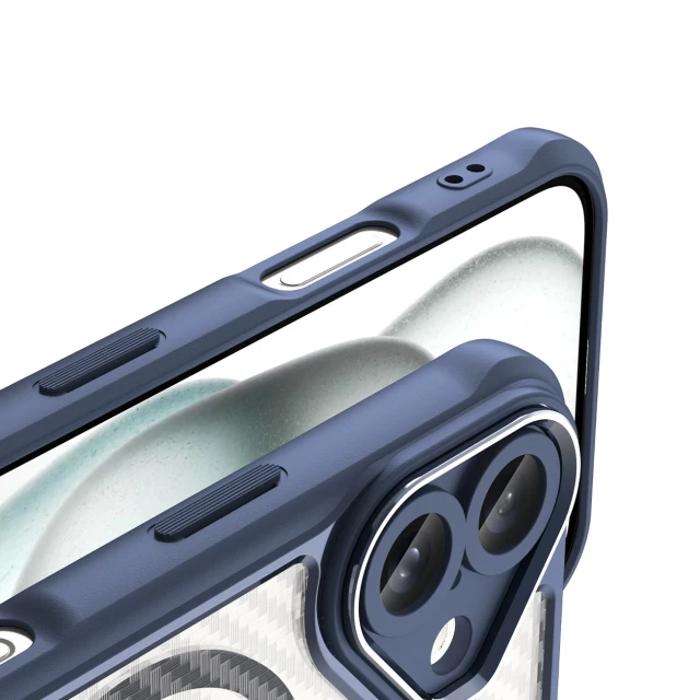 Чохол Hurtel Leading Series для iPhone 16 Синій with MagSafe (Leading series MagSafe Iphone 16 blue)