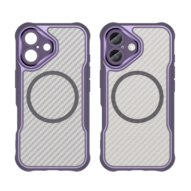 Чохол Hurtel Leading Series для iPhone 16 Plus Фіолетовий with MagSafe (Leading series MagSafe Iphone 16 Plus purple)