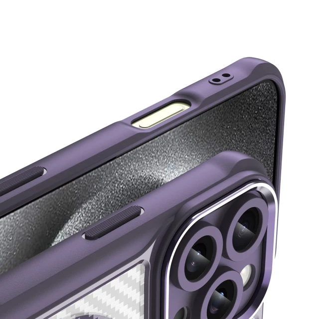 Чохол Hurtel Leading Series для iPhone 16 Pro Фіолетовий with MagSafe (Leading series MagSafe Iphone 16 Pro purple)