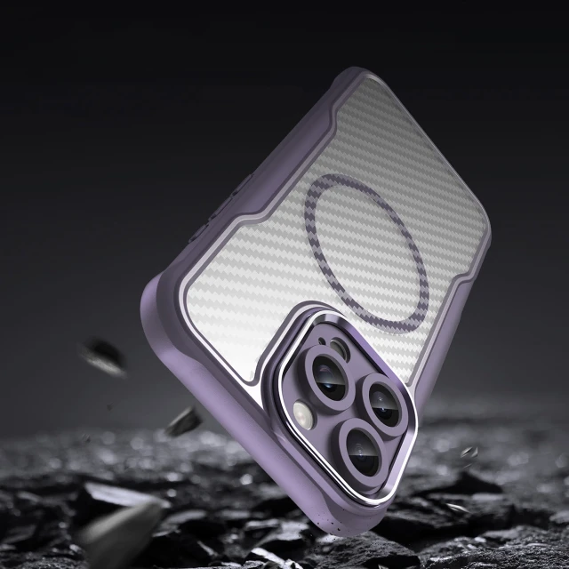Чохол Hurtel Leading Series для iPhone 16 Pro Max Фіолетовий with MagSafe (Leading series MagSafe Iphone 16 Pro Max purple)