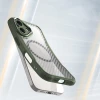 Чохол Hurtel Leading Series для iPhone 16 Plus Зелений with MagSafe (Leading series MagSafe Iphone 16 Plus green)