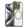Чохол Hurtel Leading Series для iPhone 16 Pro Зелений with MagSafe (Hybrid Armor iPhone 16 Pro green)