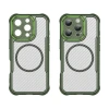 Чохол Hurtel Leading Series для iPhone 16 Pro Зелений with MagSafe (Hybrid Armor iPhone 16 Pro green)