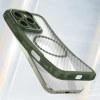 Чохол Hurtel Leading Series для iPhone 16 Pro Зелений with MagSafe (Hybrid Armor iPhone 16 Pro green)