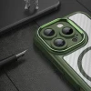 Чохол Hurtel Leading Series для iPhone 16 Pro Зелений with MagSafe (Hybrid Armor iPhone 16 Pro green)