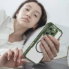 Чохол Hurtel Leading Series для iPhone 16 Pro Зелений with MagSafe (Hybrid Armor iPhone 16 Pro green)
