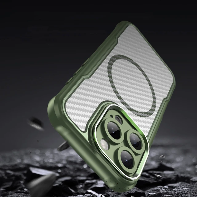 Чохол Hurtel Leading Series для iPhone 16 Pro Max Зелений with MagSafe (Leading series MagSafe Iphone 16 Pro Max green)