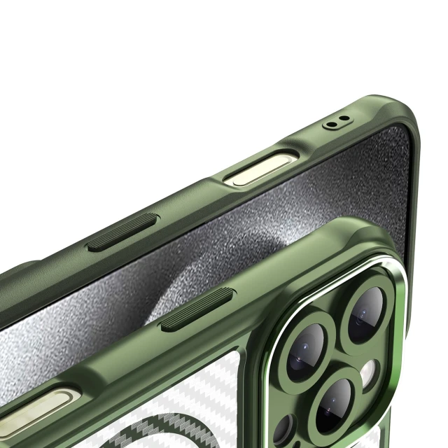 Чохол Hurtel Leading Series для iPhone 16 Pro Max Зелений with MagSafe (Leading series MagSafe Iphone 16 Pro Max green)