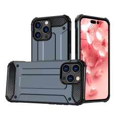 Чохол Hurtel Hybrid Armor для iPhone 16 Pro Синій (Hybrid Armor iPhone 16 Pro blue)