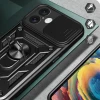 Чохол Hurtel Hybrid Armor Camshield для iPhone 16 Чорний with MagSafe (Hybrid Armor Camshield iPhone 16 black)