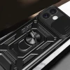 Чехол Hurtel Hybrid Armor Camshield для iPhone 16 Plus черный (Hybrid Armor Camshield iPhone 16 Plus black)