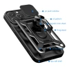 Чохол Hurtel Hybrid Armor Camshield для iPhone 16 Pro Чорний with MagSafe (Hybrid Armor Camshield iPhone 16 Pro black)