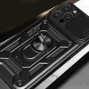 Чохол Hurtel Hybrid Armor Camshield для iPhone 16 Pro Max чорний (Hybrid Armor Camshield iPhone 16 Pro Max black)