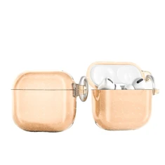 Чохол Hurtel Brokatowe для AirPods 4 Gold (5907769365744)