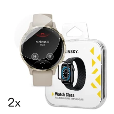 Захисне скло Wozinsky Full Glue для Garmin Venu 3S 41mm (2 pack) (5907769366260)