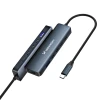 USB-хаб Wozinsky 6-in-1 USB-C Multifunctional with Cable 0.25m Gray (5907769366437)