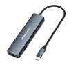 USB-хаб Wozinsky 6-in-1 USB-C Multifunctional with Cable 0.25m Gray (5907769366437)