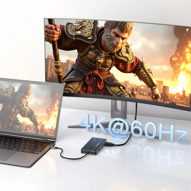 USB-хаб Wozinsky 14-in-1 USB-C Multifunctional with Cable 0.15m Gray (5907769366444)