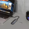 USB-хаб Wozinsky USB-A to 4x USB-A with Cable 0.3m Gray (5907769366451)