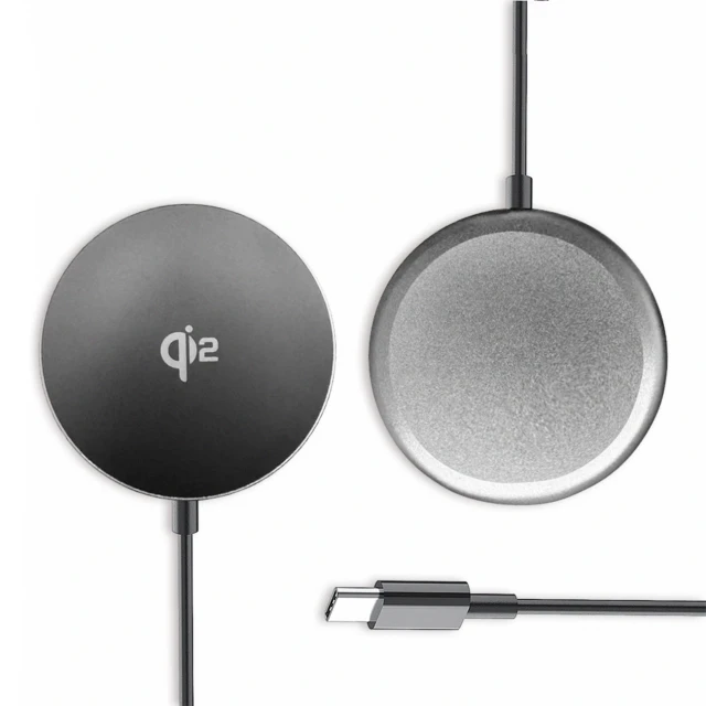 Бездротова зарядка Wozinsky 15W Qi2 Black (5907769367533)