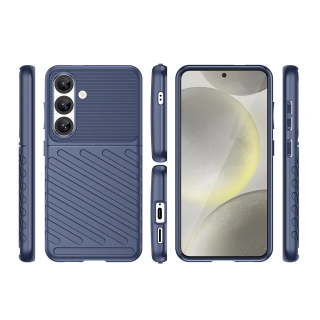 Чохол Hurtel Thunder Case для Samsung Galaxy S25 Blue (5907769367649)