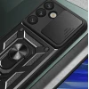 Чохол Hurtel Hybrid Armor Camshield для Samsung Galaxy S25 Black (5907769367748)