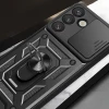 Чохол Hurtel Hybrid Armor Camshield для Samsung Galaxy S25 Black (5907769367748)