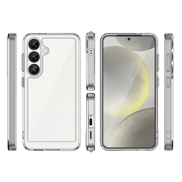 Чехол Hurtel Outer Space Case для Samsung Galaxy S25 Clear Black (5907769367847)