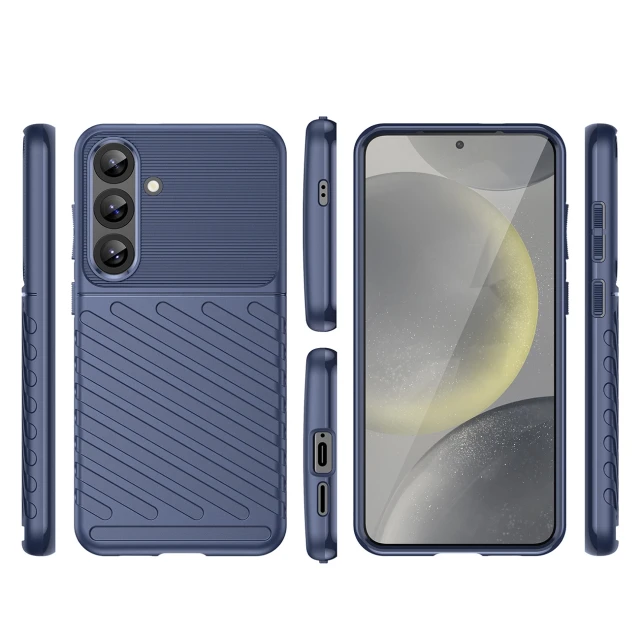 Чохол Hurtel Thunder Case для Samsung Galaxy S25 Plus Blue (5907769367953)