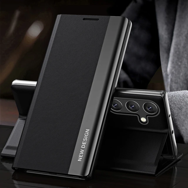 Чохол Hurtel Sleep Case Pro для Samsung Galaxy S25 Plus Black (5907769368028)