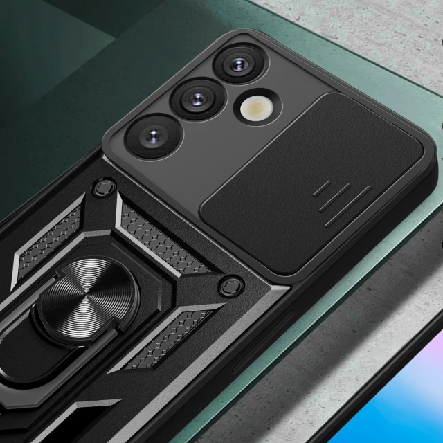 Чехол Hurtel Hybrid Armor Camshield для Samsung Galaxy S25 Plus Black (5907769368059)