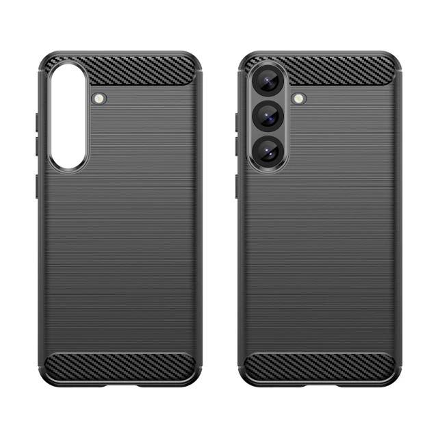 Чехол Hurtel Carbon Case для Samsung Galaxy S25 Plus Black (5907769368110)