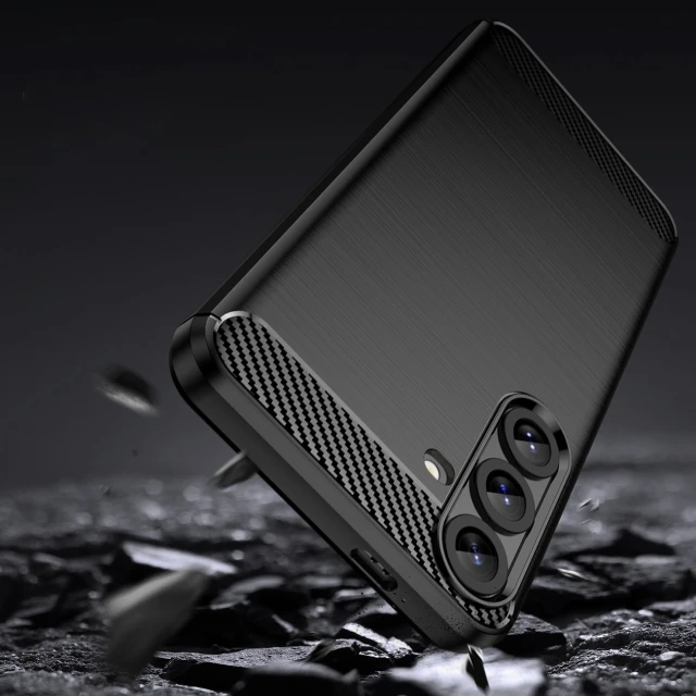Чехол Hurtel Carbon Case для Samsung Galaxy S25 Plus Black (5907769368110)