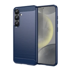 Чохол Hurtel Carbon Case для Samsung Galaxy S25 Plus Blue (5907769368127)