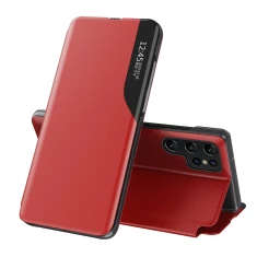 Чохол Hurtel Eco Leather View Case для Samsung Galaxy S25 Ultra Red (5907769368295)