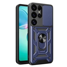 Чохол Hurtel Hybrid Armor Camshield для Samsung Galaxy S25 Ultra Blue (5907769368370)