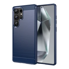 Чохол Hurtel Carbon Case для Samsung Galaxy S25 Ultra Blue (5907769368431)