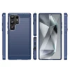 Чохол Hurtel Carbon Case для Samsung Galaxy S25 Ultra Blue (5907769368431)