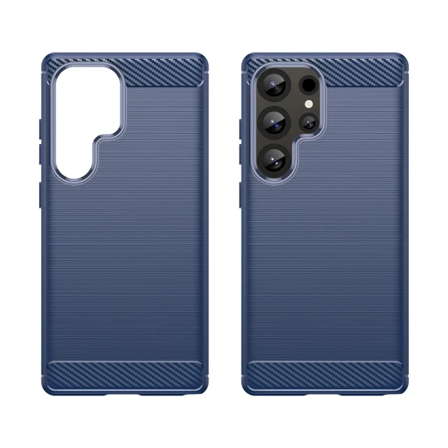 Чохол Hurtel Carbon Case для Samsung Galaxy S25 Ultra Blue (5907769368431)