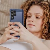 Чохол Hurtel Carbon Case для Samsung Galaxy S25 Ultra Blue (5907769368431)