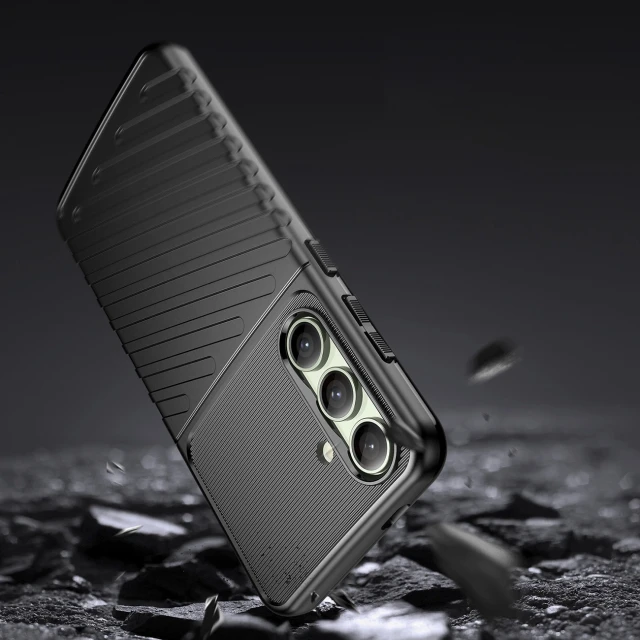 Чохол Hurtel Thunder Case для Samsung Galaxy S24 FE Black (5907769368554)